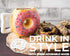 Ceramic Donut Mug - Delicious Pink Glaze Doughnut with Sprinkles - Funny "MMM... Donuts!" Quote - Best Cup For Coffee, Tea, Hot Chocolate and More - Large 14 oz - Funny Coffee Mug Gift - Pink