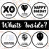 Happy BAEDAY Black Balloon Kit | Valentines Day Balloons | Anniversary Decorations | Best Black Balloons For Him | 16" XO Letter Balloons | Foil & Confetti Balloons | Black Heard Balloons