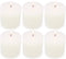 Amusaer 6 Pack 3x3 Inch Unscented Pillar Candles, Dripless and Smokeless Candle Set, Long and Slow Burning Candle, Perfect for Home Decoration, Wedding, Party