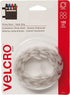 VELCRO Brand - Sticky Back Fasteners, Hook Side Only | Perfect for Home or Office | 5/8in Coins | Pack of 100 | White