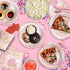 Pink and Gold 1st Birthday Party Supplies Set Plates Napkins Cups Tableware Kit for 16