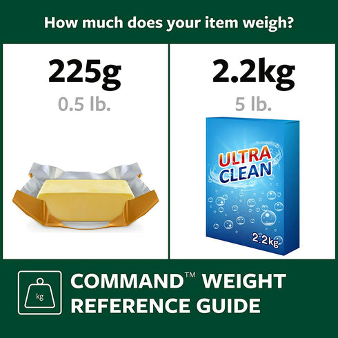 Command Outdoor Light Clips, 16 clips, 20 strips, Water-Resistant Adhesive (17017CLR-AWES)