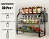 Spice rack Organizer for Counter - Bathroom Countertop Organizer Tiered Spice Shelf for Kitchen Cabinet with Utensils Holder€¦
