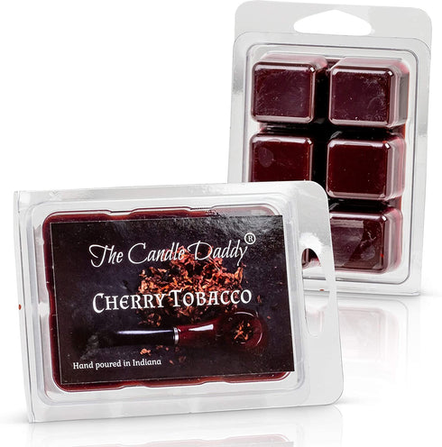 Cherry Tobacco Pipe Scented Melt- Maximum Scent Wax Cubes/Melts- 1 Pack -2 Ounces- 6 Cubes