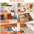 ANOAK Shelf Liner Cabinet Liner, Non Adhesive Drawer Liner, Washable 12 Inch x 20 FT(240 Inch) Waterproof Durable Non-Slip Shelf Liner for Kitchen, Drawer , Refrigerator