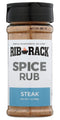 Rib Rack Dry Spice Rub - Steak, 7.0 oz. - Meat Seasoning for BBQ, Grill, Smoker - All Natural Ingredients (Packaging May Vary)