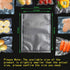 6''x10'' Vacuum Sealer Food Storage Bags Pint Size Heat Sealing Bag Vacuum Chamber Pouches Sous Vide(100Pcs)