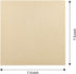 Cook N Home Pizza Grilling Baking Stone, 7.5"x7.5"x0.5" 6 pack, Cream