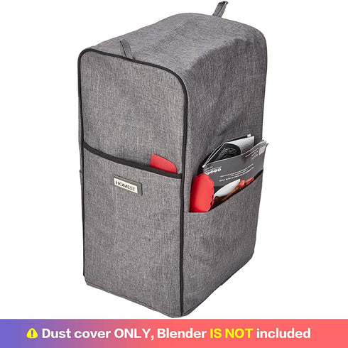 HOMEST Dust Cover for Vitamix Blender, Only Fit Low-profile Container, Compatible with Classic-G-Series and Smart System Models, Grey (Cover Only)