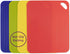Dexas Mini Heavy Duty Grippmat Flexible Cutting Board Set of Four, 11.5 x 14 inches, Blue, Green, Yellow and Red,6554PK