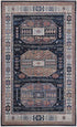 Wemina Vintage Oriental Small Rug Non Slip Traditional Bohemian Distressed Medallion Rug Indoor Bedroom Living Room Dining Home Accent Carpet?2' x 3'?Navy
