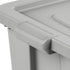 Sterilite 16786A06 Storage Tote, 18 Gallon, Cement Lid and Base