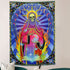Skull Tapestry Santa Muerte Art Tapestry MoonPhase Tapestry Flower Skeleton Tapestries for Room W59.1"X H78.7"