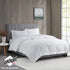 Madison Park Windom Microfiber Down Alternative Stain Resistant Blanket, Twin, White