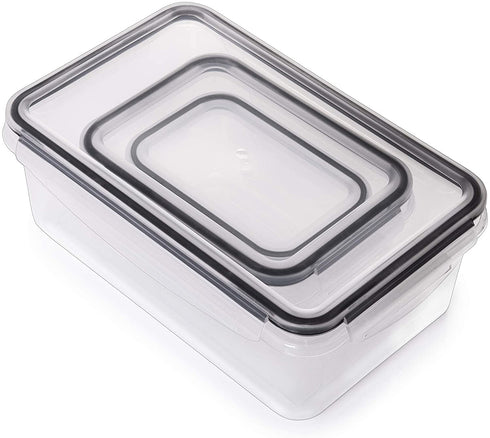 Fullstar (9 Pack) Food Storage Containers with Lids - Plastic Food Containers with Lids - Plastic Containers with Lids BPA-Free - Leftover Food Containers - Airtight Leak Proof Food Container