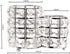 Makeup Brush Holders Crystal Makeup Brush Organizer Makeup Storage Makeup Brush Cup Holders Handcrafted Bling Gorgeous Decor for Vanity Extra Capacity Wide Opening (Silver)
