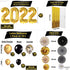 Huge 2022 Graduation Balloon Arch Kit - Pack of 110, Gold 2022 Balloons | Gold Foil Fringe, Hanging Swirls, Graduation Balloon Garland Kit | Graduation Party Decorations, Graduation Decorations 2022