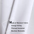 2 Panels Solid Room Darkening Drapes Pure White Themal Insulated Grommet/Eyelet Top Nursery & Infant Care Curtains Each Panel 42" W x 63" L