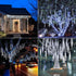 Meteor Shower Lights Outdoor, Snowfall Lights, Waterproof Meteor Christmas Lights, Hanging Falling Rain Lights for Tree Bushes Holiday Party Christmas Decoration, 11.8 Inches 10 Tubes 240 LED, White