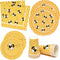 Bumble Bee Party Supplies Tableware Set Includes 24 9" Plates 24 7" Plate 24 9 Oz Cup 50 Lunch Napkin Honey Bees Honeycomb Baby Shower & Happy Bee Day Birthday Disposable Paper Dinnerware Decorations
