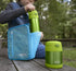 THERMOS FUNTAINER 12 Ounce Stainless Steel Vacuum Insulated Kids Straw Bottle, Lime