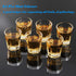 1.5 oz Shot Glass Set with Heavy Base, 24 Pack Clear Shot Glass Bulk for Tequila, Vodka, Whiskey, CockTail, 1.5 Ounces ( 45 ml ) Multifunctional Tasting Glass in All-Round Packing