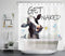 ECOTOB Get Naked Cow Shower Curtain Rustic Farmhouse Bathroom Decor Farm Animal Funny Shower Curtain Farmhouse Style Shower Curtain Cute Bath Curtains Bathtub Decor Accessories 12 Hooks 69X70 Inch