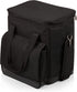 LEGACY - a Picnic Time Brand Cellar Insulated Six Bottle Wine Tote, Black,12.5 x 11 x 13 Inches