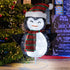 YOFIT 2.5 Ft Lighted Pop up Christmas Penguin Decorations, 45 LED Light up Collapsible Christmas Penguin for Home Indoor Outdoor Holiday Xmas Party Decor