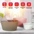 Mueller Mixing Bowls, 4-Piece Nesting Bowls Set, Food Prep Bowls, European Made, Microwave and Dishwasher Safe Mixing Bowl Set