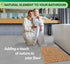 Natural Bamboo Wood Bath Mat - Bathroom Mats, Bathmats and Kitchen Rugs - Accessories for Bathtub, Sauna and Shower (Lattice, Standard 16x24 Inch)