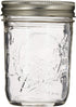 Ball Half Pint (8 oz.) Regular Mouth Mason Jars w/ Cap - Set of 12 AEP