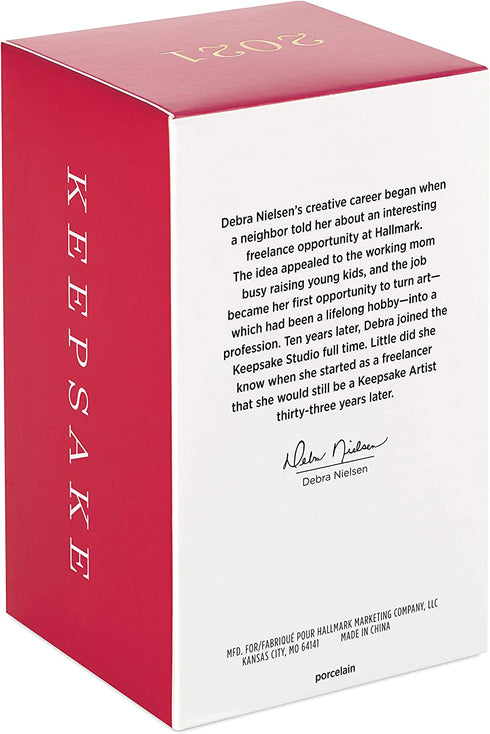 Hallmark Keepsake Christmas Ornament 2021 Year-Dated, We Do Wedding Cake, Porcelain