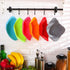 8 Pieces Bowl Cozy Holder Multi Color Microwave Safe Bowl Huggers Polyester Bowl Holder Plate Huggers Protect Your Hands from Hot Dishes for Heating Soup (Gray Large Bowl Holder)