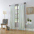 Archaeo Washed 100% Cotton Twist Tab Curtain, 52" x 84", Seafoam Green