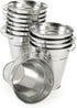 Galvanized Metal Pails - Bulk Set of 12 - Party Supplies, Candy Buffet, Ice Buckets, Wedding Decor and DIY Projects