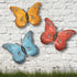 Juegoal Metal Butterfly Wall Art, Inspirational Wall Decor Sculpture Hanging for Indoor and Outdoor, 3 Pack