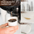 Vumdua 300 Pcs 6 oz Disposable Paper Cups, Hot/Cold Beverage Drinking Cup for Coffee, Water, Tea, Juice, Espresso & Cortado (White)