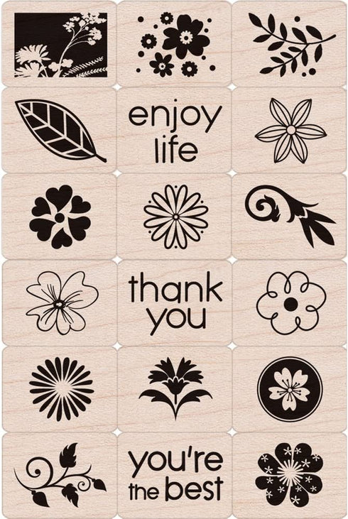 Hero Arts Ink and Stamp Set, Floral