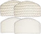 Bissell Microfiber Power Steamer Mop Pad Fits 1940A, 1940Q, 1940T, 1940W, 19402, 19404,19408, 1440 Series, by AI-Vacuum (4),White
