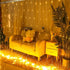 Christmas LED Net Lights, 380 LED 11.8ft x 5.2ft 8 Modes Mesh Fairy String Lights, Xmas Decorative Lights for Christmas Trees, Bushes, Weddings, Garden, Indoor Outdoor Decorations (Warm White)
