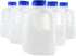 Cornucopia Brands 32oz Plastic Jugs (6-Pack); 1-Quart / 32-Ounce Bottles with Caps for Juice, Water, Sports and Protein Drinks and Milk, BPA-Free