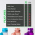Hydracy Water Bottle with Time Marker - Large 1 Liter 32 Oz BPA Free Water Bottle -Leak Proof & No Sweat Gym Bottle with Fruit Infuser Strainer -Ideal Gift for Fitness or Sports & Outdoors - Rose Gold