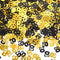 WILLBOND 50th Birthday Confetti 50 Number Confetti 50th Party Confetti for Party Supplies (Gold and Black, 4200 Pieces)