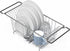 Simple Houseware Over Sink Counter Top Dish Drainer Drying Rack, Chrome