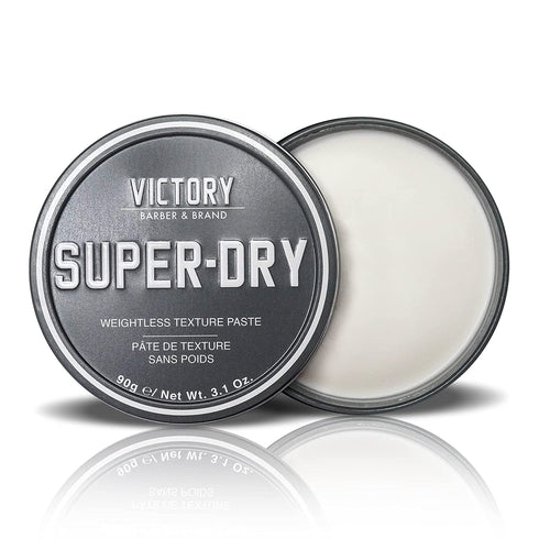 Super-Dry Men’s Hair Paste by Victory Barber & Brand | Men’s Hair Products Made in the USA | Matte Hair Product Men Like Better than Matte Hair Gels | Oil-Free Texture Paste for the Effortlessly Cool