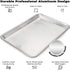 Baking Pan with Cooling Rack Set - Half Sheet Pan Size - Includes a Professional Aluminum Baking Sheet and a Stainless Steel Baking Rack for Oven - Durable, Easy to Clean, Commercial Quality