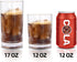 REALWAY Unbreakable Plastic Drinking Tumblers,Reusable Plastic Cups,Clear Plastic Tumblers,Acrylic Glasses,Dishwasher Safe,Set of 6 (12oz & 17oz)