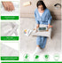 Bed Tray Table Folding Legs with Handles Breakfast Food Tray for Sofa,Bed,Eating,Drawing,Platters Serving Lap Desk Snack Tray (White Small)