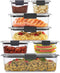 Rubbermaid Brilliance Storage 14-Piece Plastic Lids | BPA Free, Leak Proof Food Container, Clear